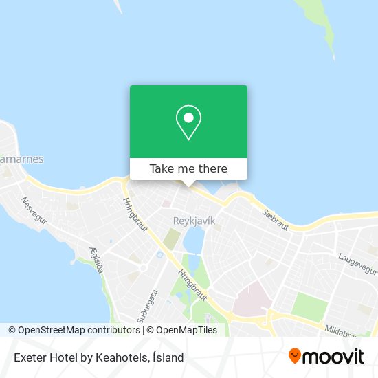 Exeter Hotel by Keahotels map