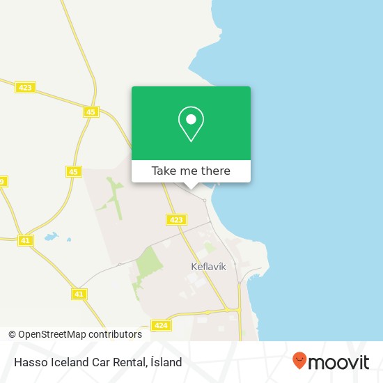 Hasso Iceland Car Rental map