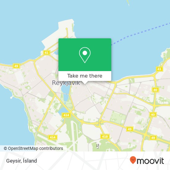 Geysir map