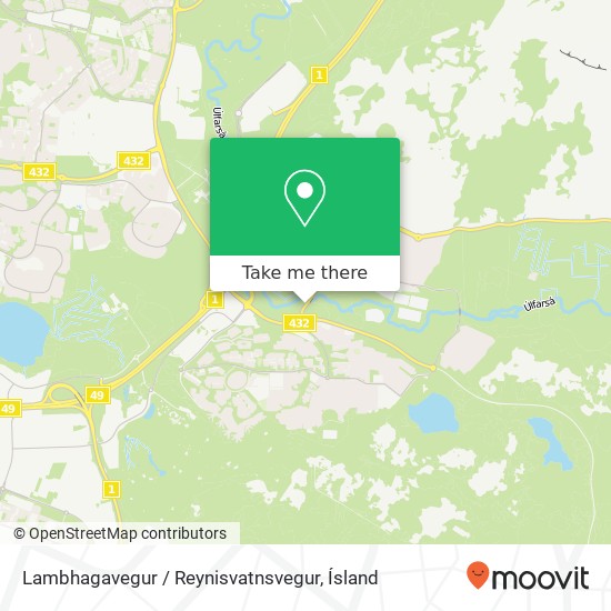 Lambhagavegur / Reynisvatnsvegur map