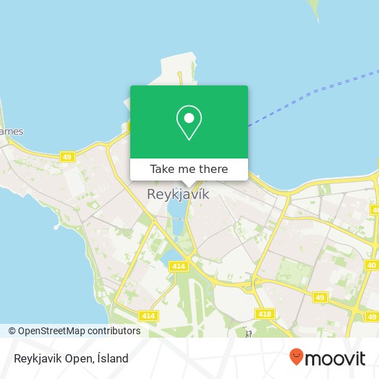 Reykjavik Open map
