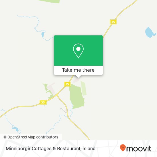 Minniborgir Cottages & Restaurant map
