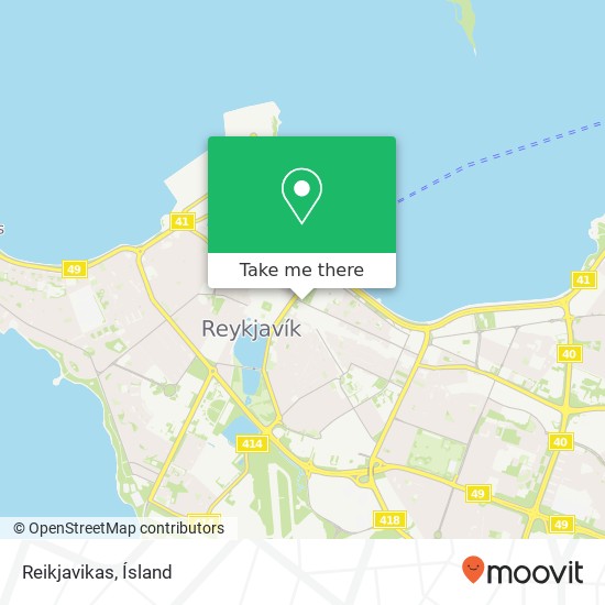 Reikjavikas map