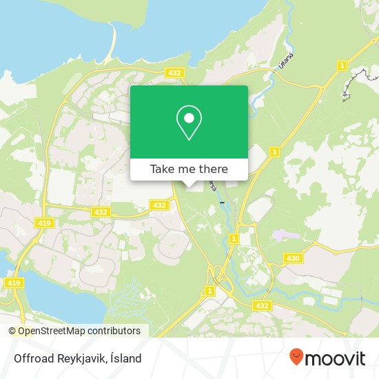 Offroad Reykjavik map