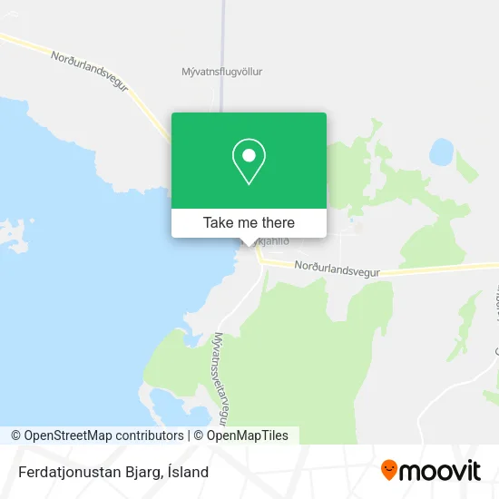 Ferdatjonustan Bjarg map