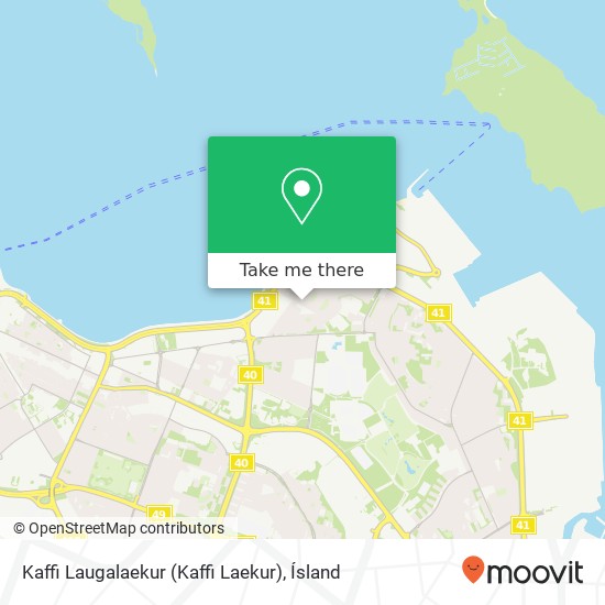 Kaffi Laugalaekur (Kaffi Laekur) map