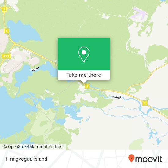 Hringvegur map
