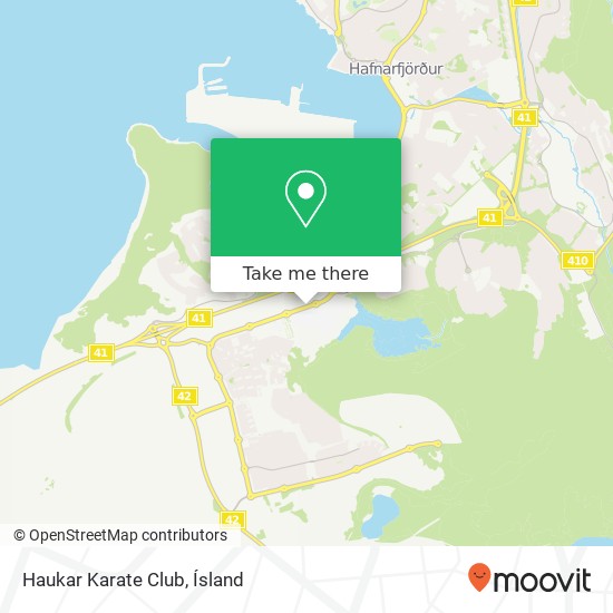 Haukar Karate Club map