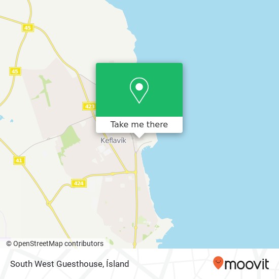 South West Guesthouse map