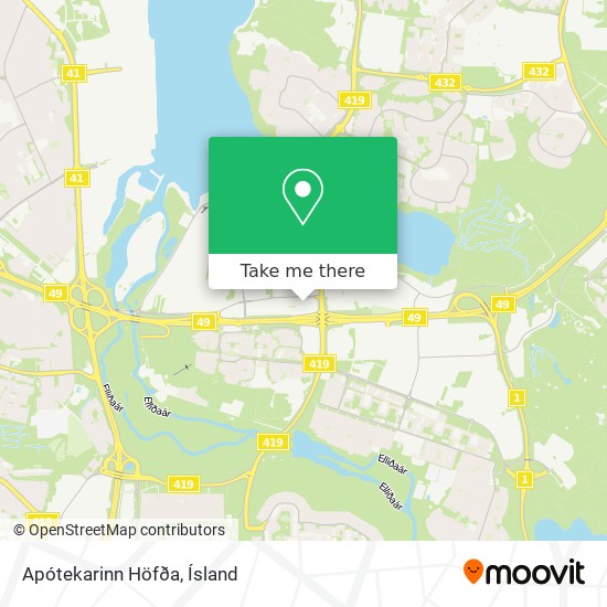 Apótekarinn Höfða map