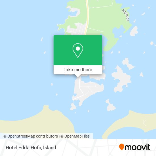 Hotel Edda Hofn map