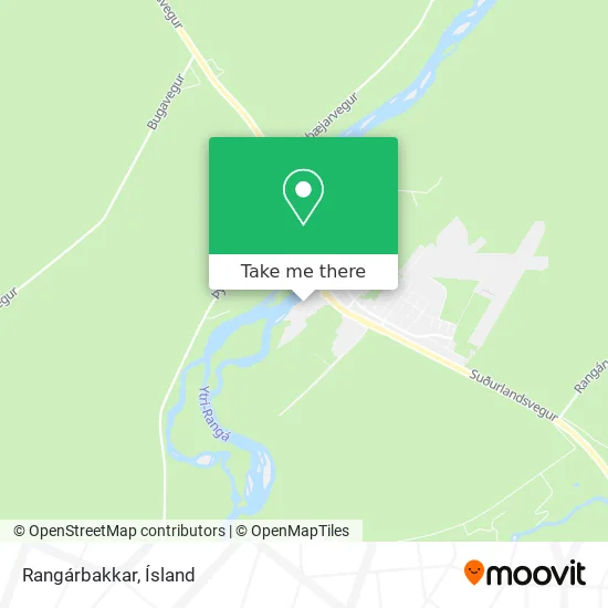 Rangárbakkar map