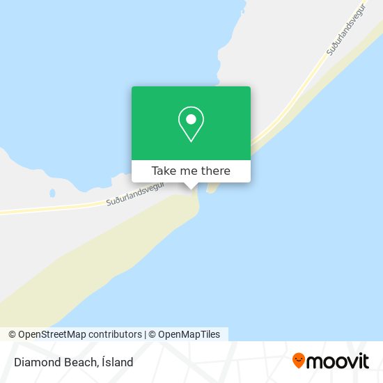 Diamond Beach map