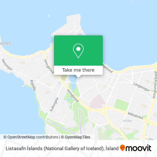 Listasafn Íslands (National Gallery of Iceland) map