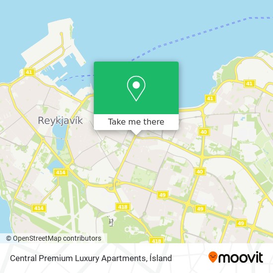 Central Premium Luxury Apartments map