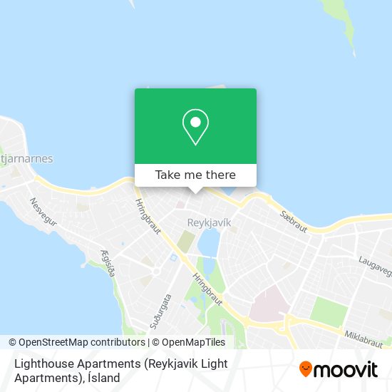 Mapa Lighthouse Apartments (Reykjavik Light Apartments)