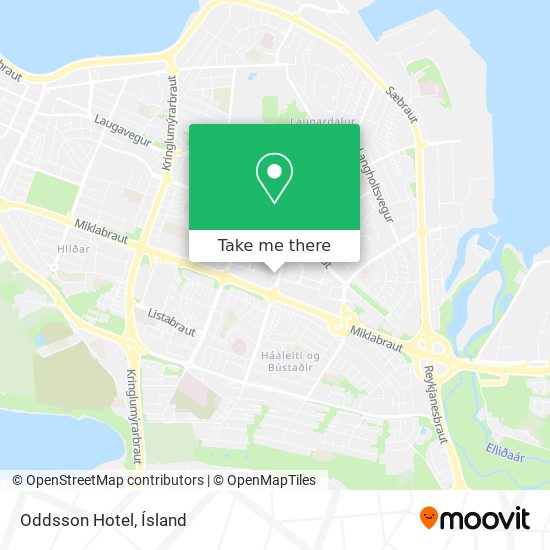 Oddsson Hotel map