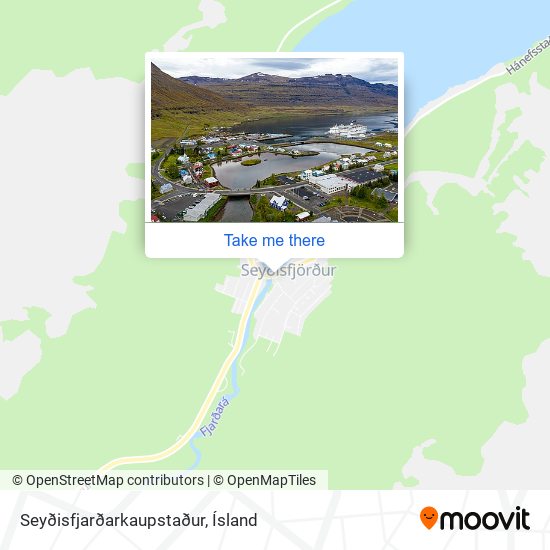 Mapa Seyðisfjarðarkaupstaður
