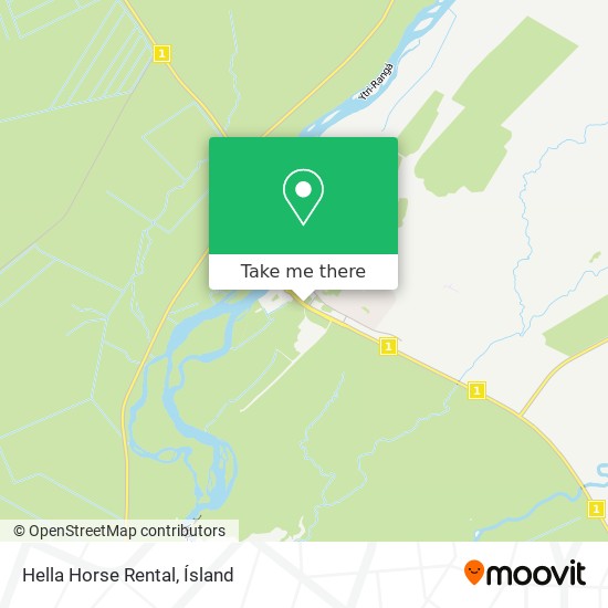 Hella Horse Rental map