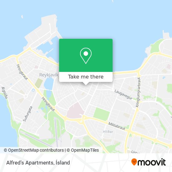 Alfred's Apartments map