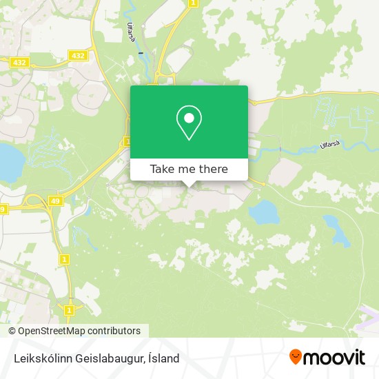 Leikskólinn Geislabaugur map