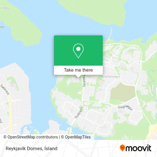 Reykjavik Domes map