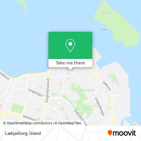 Mapa Lækjarborg