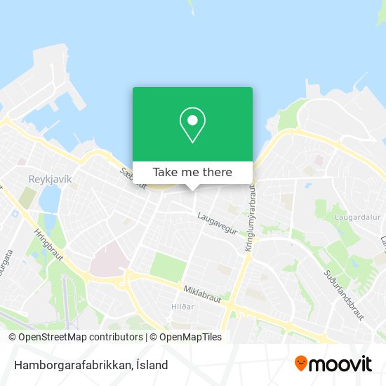 Mapa Hamborgarafabrikkan