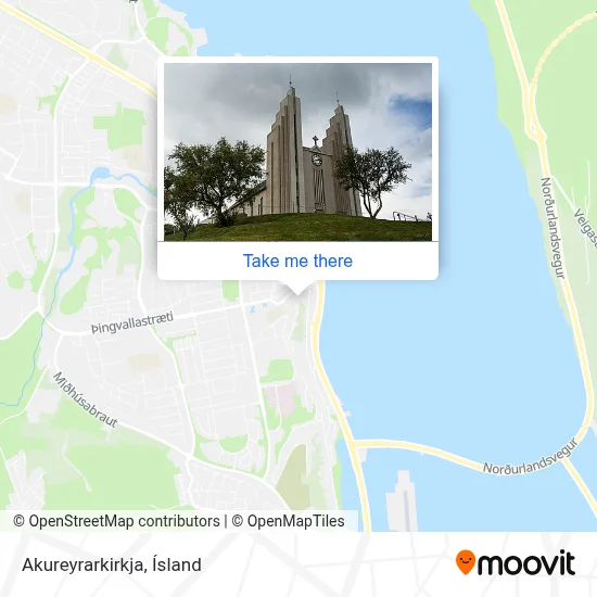 Akureyrarkirkja map