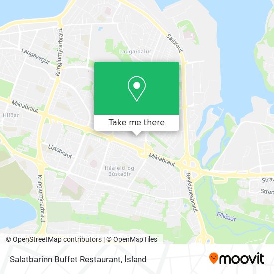 Salatbarinn Buffet Restaurant map