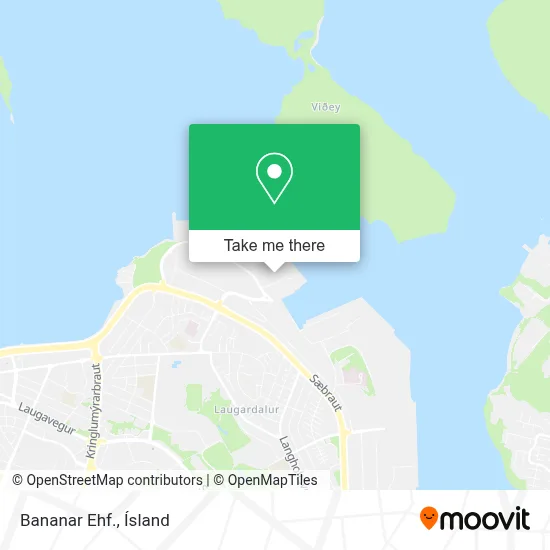 Bananar Ehf. map