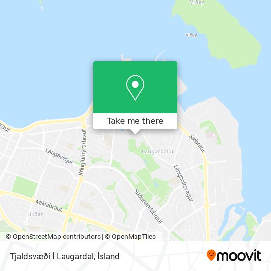 Tjaldsvæði Í Laugardal map