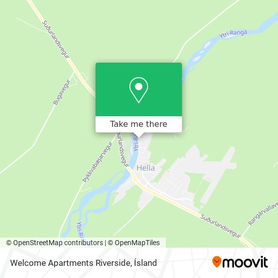 Welcome Apartments Riverside map