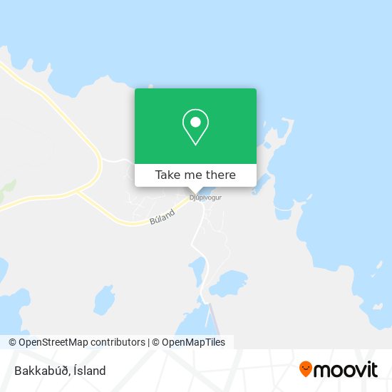 Mapa Bakkabúð