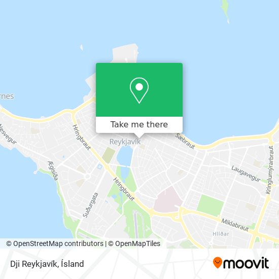 Dji Reykjavík map