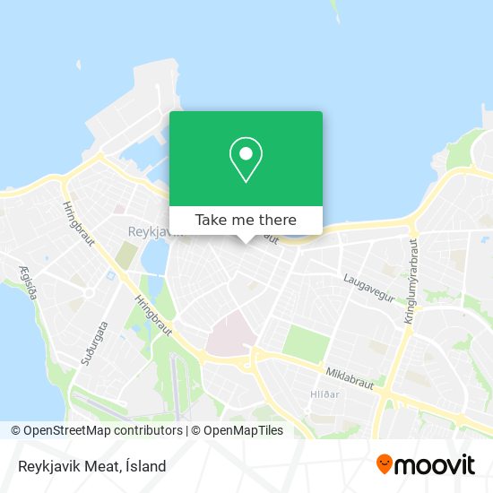 Reykjavik Meat map