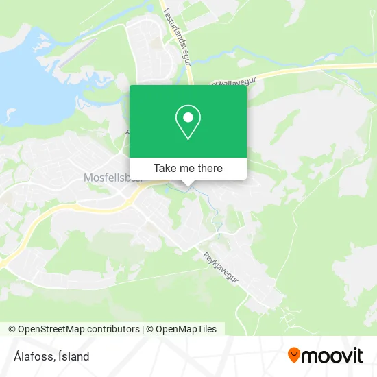 Álafoss map