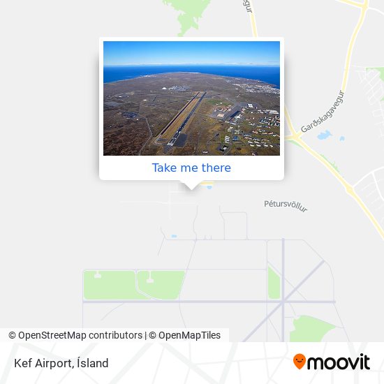 Kef Airport map