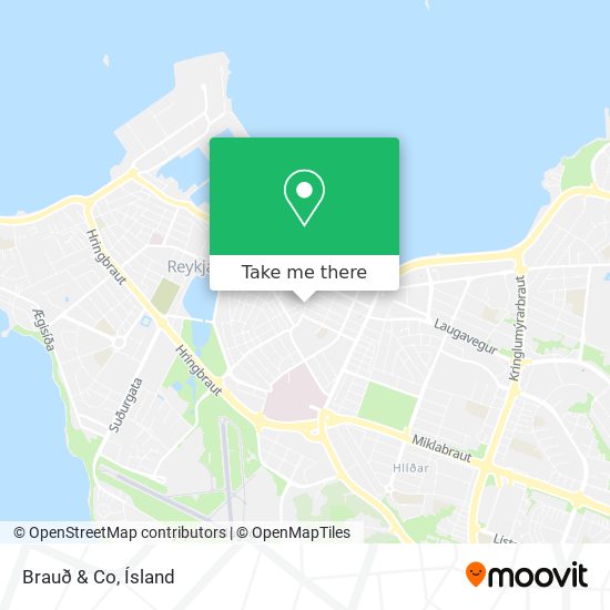 Brauð & Co map
