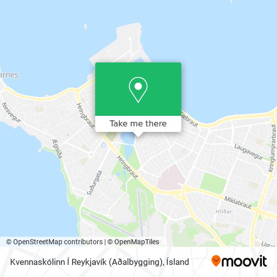 Kvennaskólinn Í Reykjavík (Aðalbygging) map