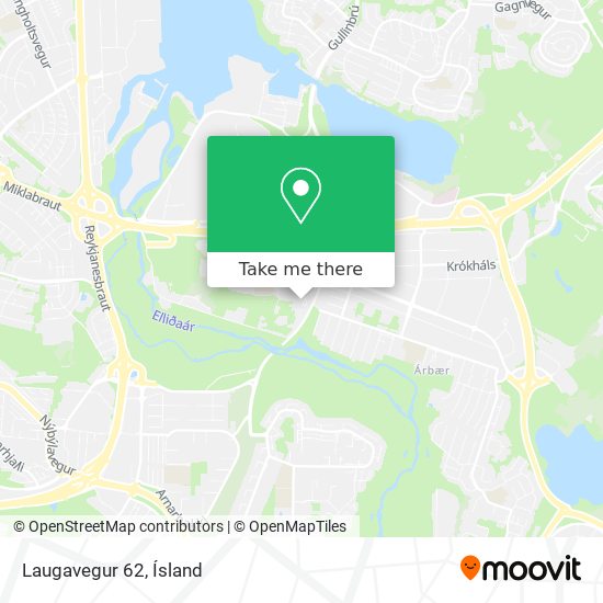 Laugavegur 62 map