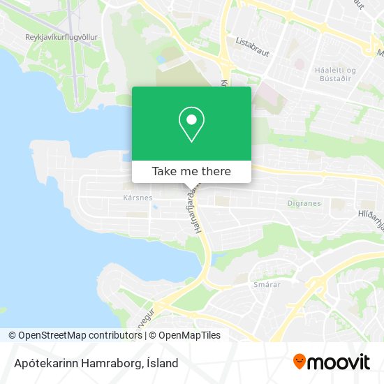 Mapa Apótekarinn Hamraborg