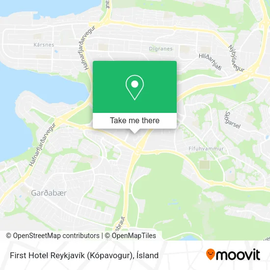 First Hotel Reykjavík (Kópavogur) map