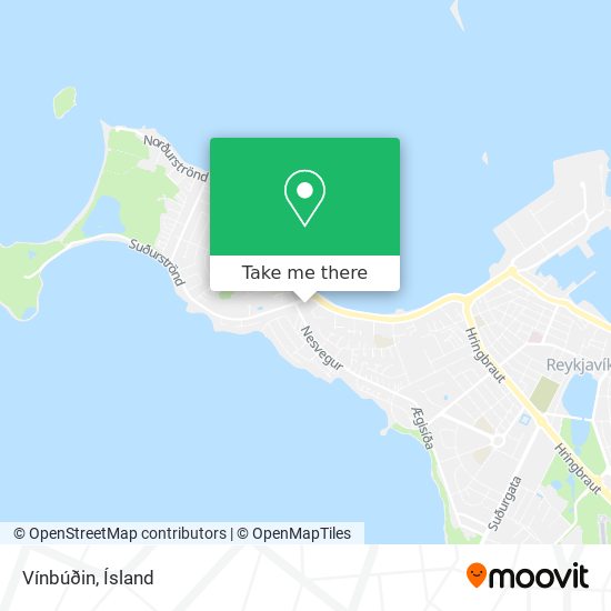Vínbúðin map