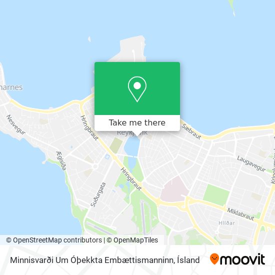 Minnisvarði Um Óþekkta Embættismanninn map
