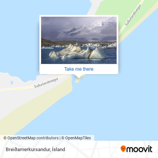 Breiðamerkursandur map