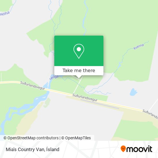 Mia's Country Van map
