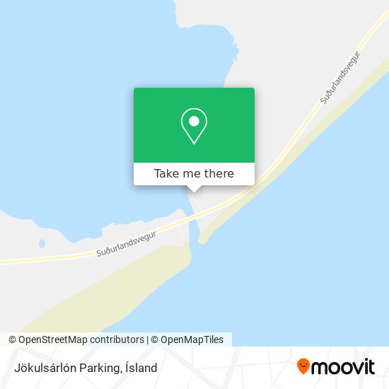 Jökulsárlón Parking map