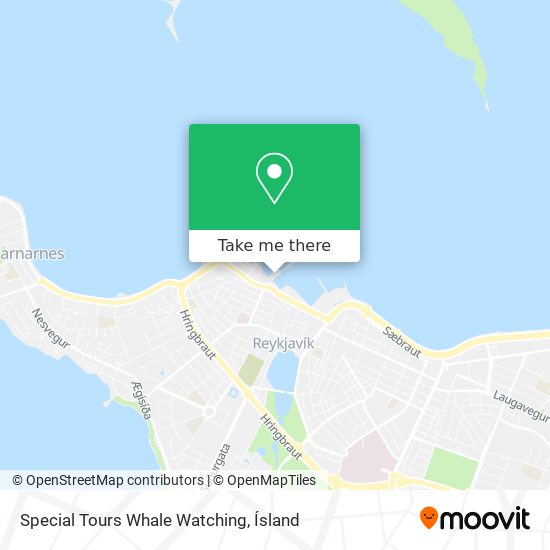 Special Tours Whale Watching map