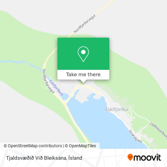 Tjaldsvæðið Við Bleiksána map